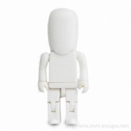 Doctor-shaped USB Flash Drive with USB2.0/3.0 Interface and Provides Logo Printing Service
